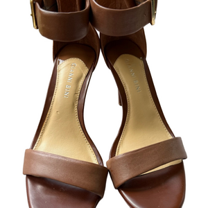Gianni Bini Brown Heeled Sandals